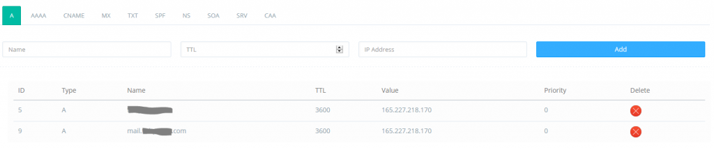 cyberpanel dns